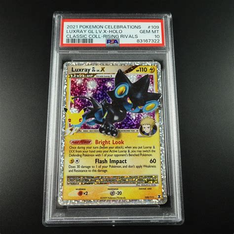 luxray lv x celebrations psa 10|Luxray pokemon card price.